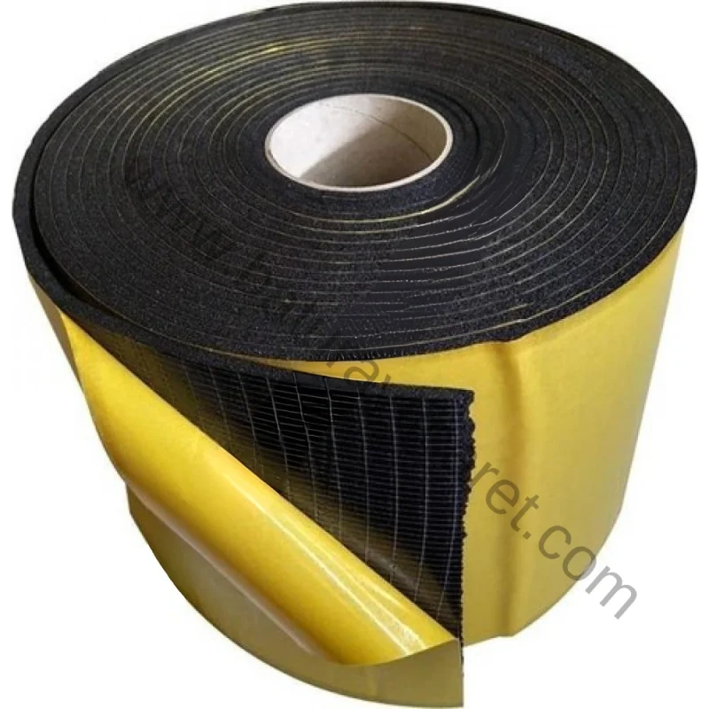 Oto ses yalıtımı kauçuk bant 20cm x 15mm, ses geçirmez özellikler için ideal.