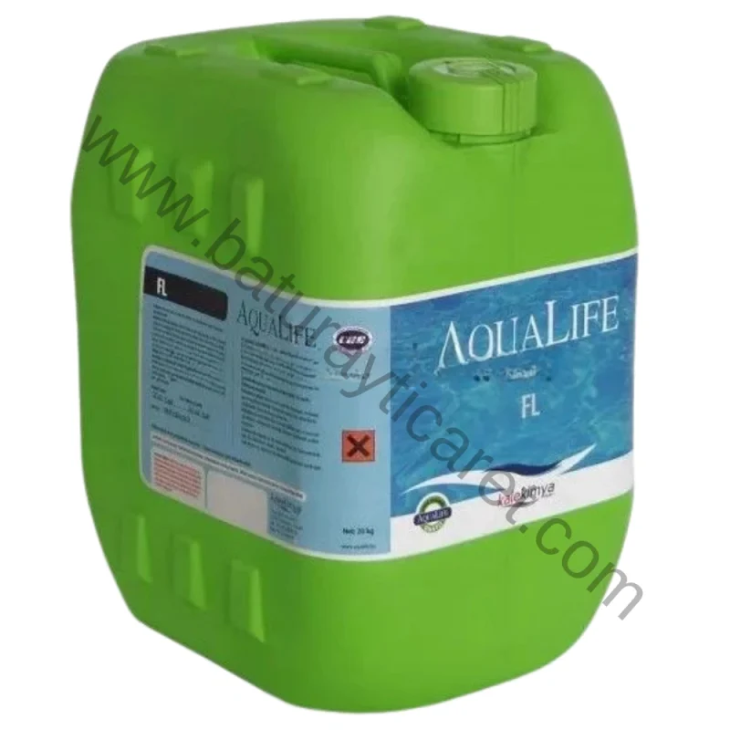 Aqualife 20kg havuz çöktürücü, havuz temizliğinde etkili çözüm, suyun berraklığını artırır.