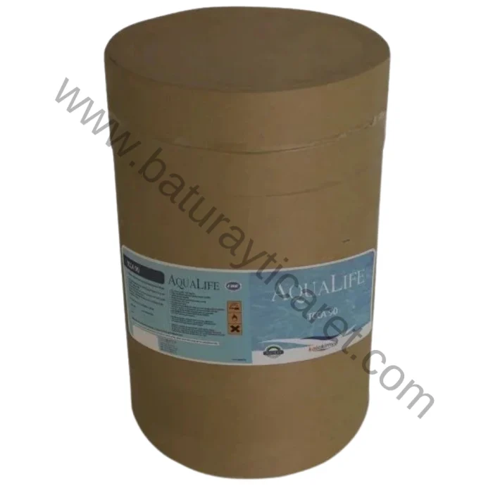 Aqualife 50 kg havuz kloru, 56 adet tablet ile etkili dezenfeksiyon sağlar.