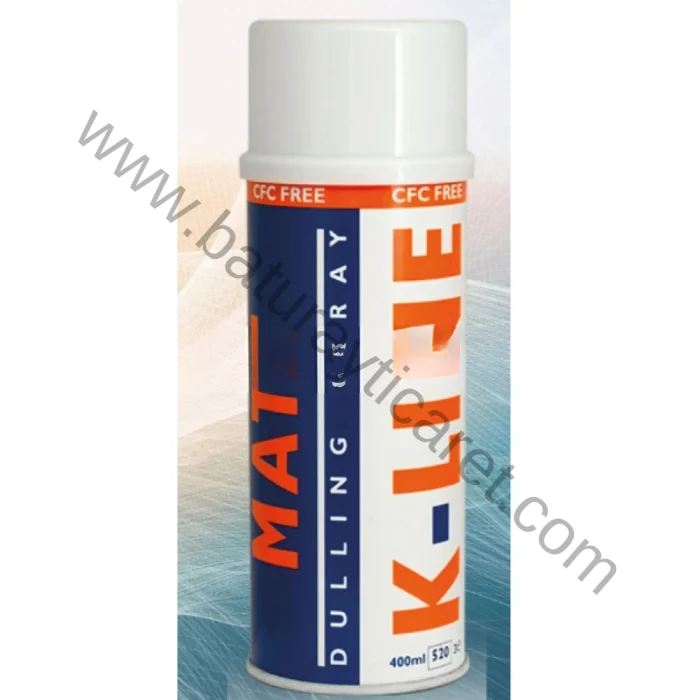 k-line matt sprey 400ml ürün ambalajı