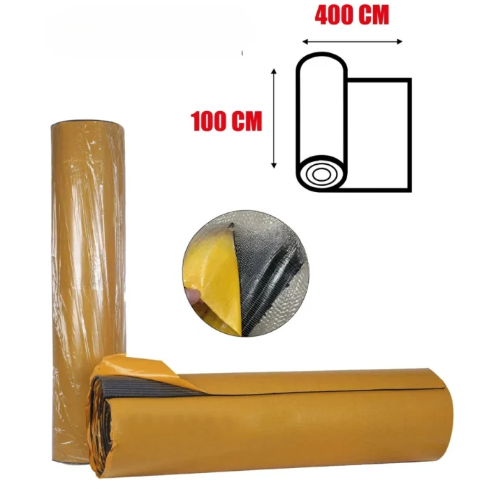 Oto ses yalıtımı kauçuk köpüğü 6mm 400cm x 100cm