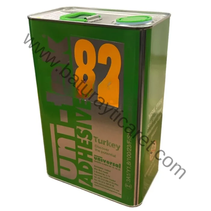Unitek Adhesive 82, 3L ses yalıtım yapıştırıcısı, yüksek yapışma gücü ile ses yalıtım malzemelerini güvenle yapıştırır.